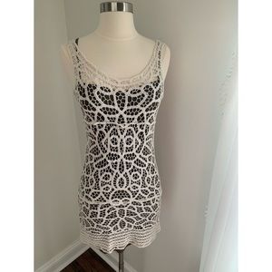 ISSI Lace / Crochet Overlay Dress
